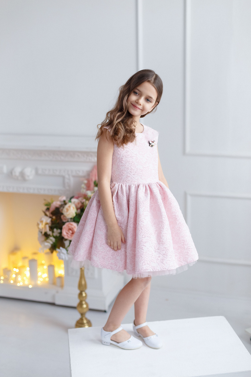 Платье Майя розовый LELU-KIDS 127.01.01